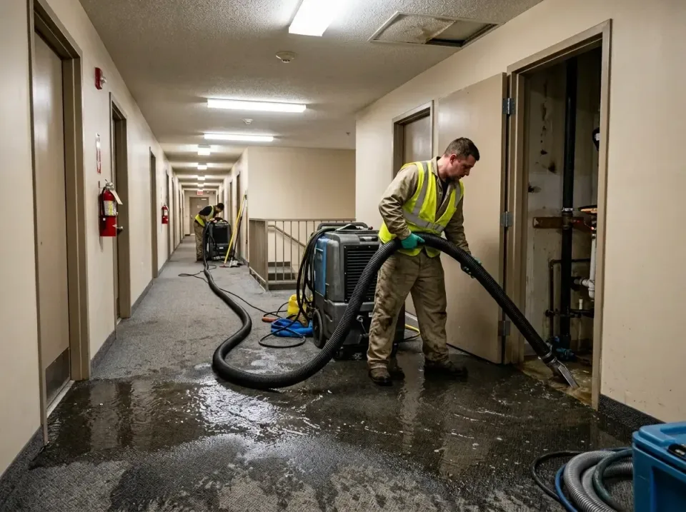 multi-unit-apartment-hallway-f-005 — frequently asked questions, Emergency Burst Pipe Water Extraction & Removal in Lake Mon…
